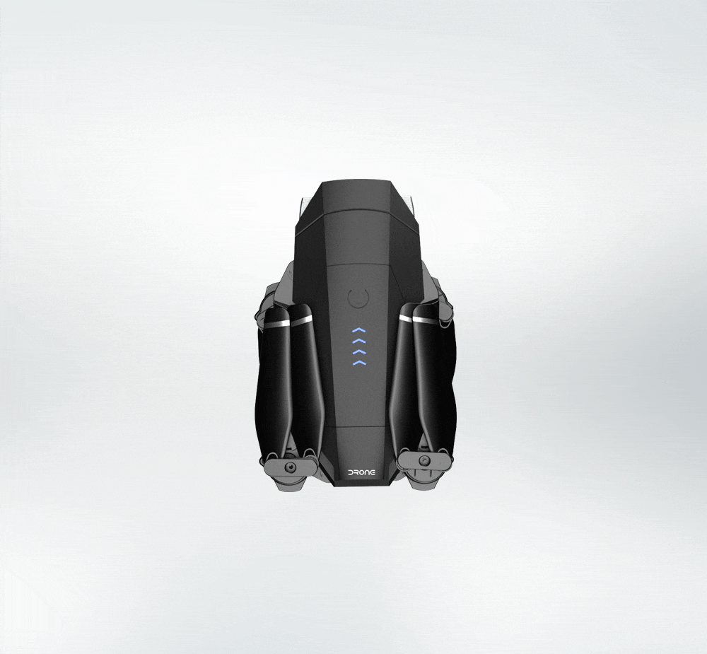 4K HD Dual Camera Foldable Drone With WIFI & Gesture Control
