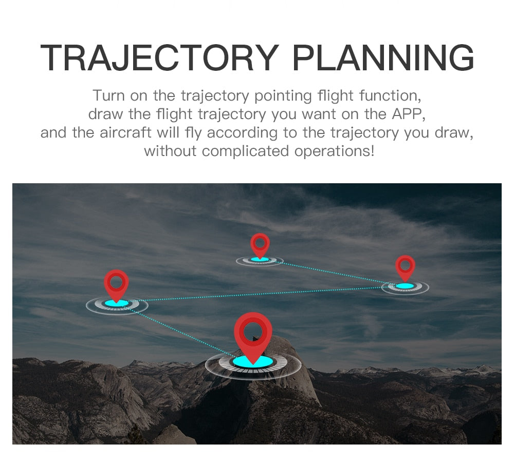 4K HD Dual Camera Foldable Drone With WIFI & Gesture Control