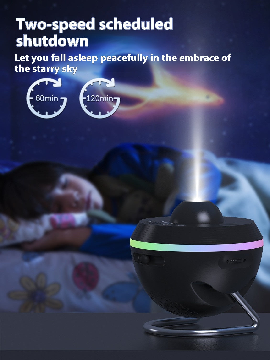 GalaxyAura™ 13-in-1 Star Projector – Ultra Clear Galaxy Night Light