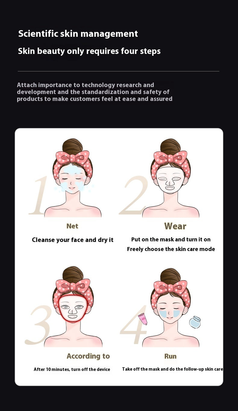 PhotonGlow™ LED Face Mask – Anti Aging & Skin Rejuvenation Therapy