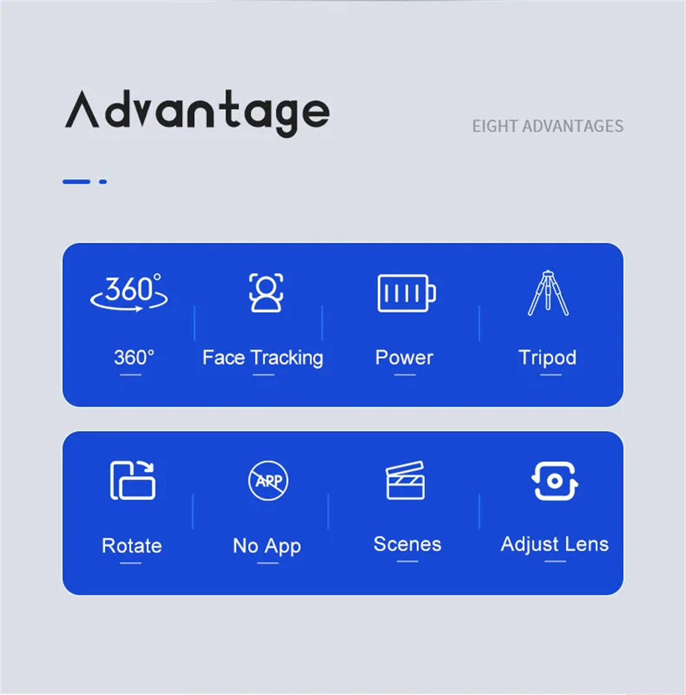360 Auto Face Tracking Gimbal AI Smart Gimbal Face Tracking Auto Phone Holder for Smartphone Video Vlog Live Stabilizer Tripod
