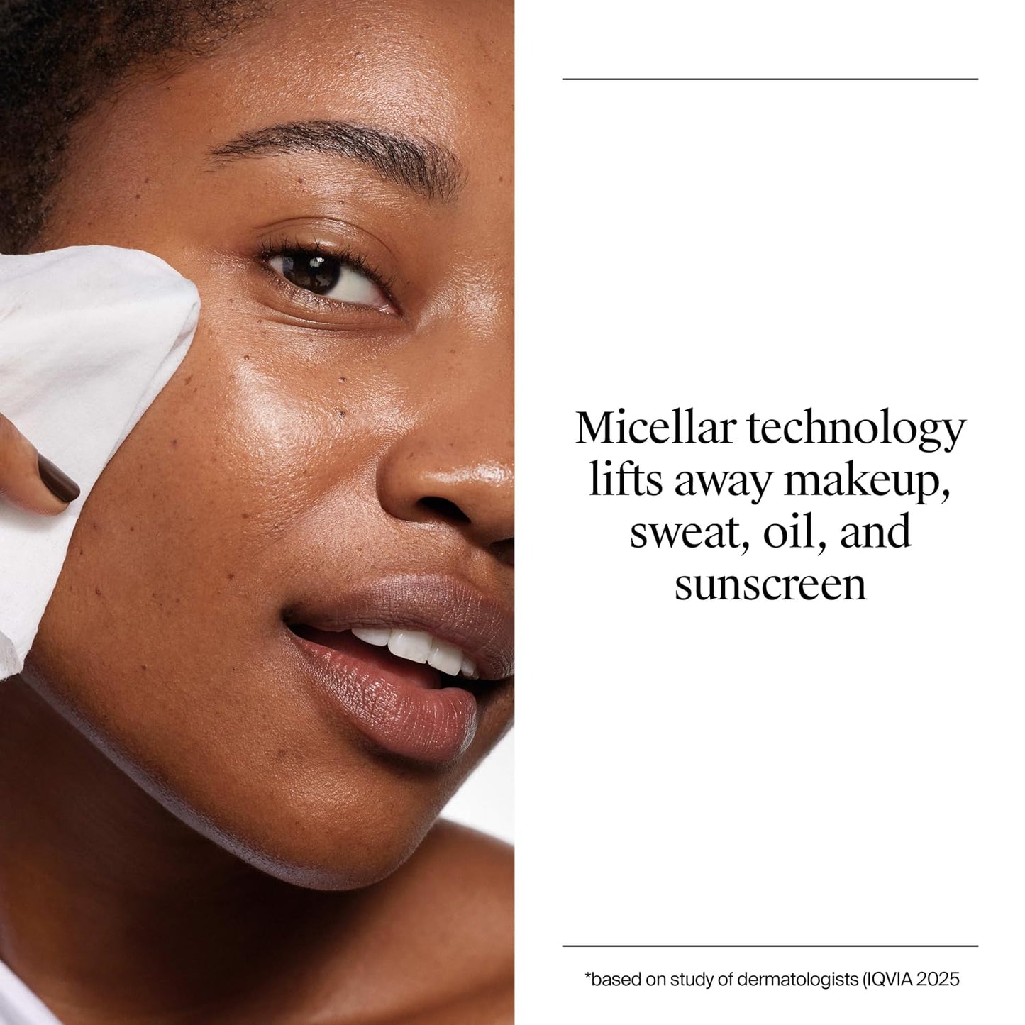 Neutrogena Makeup Remover Micellar Wipes for Face Daily Gently Removes Oil Dirt and Waterproof Makeup in a Simple Fully Plant-Based Cloth, 25 Count (Pack of 24)