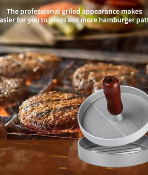 12cm Aluminum Non-Stick Burger Patty Press