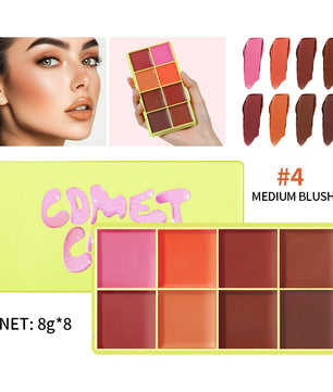 9-Color Cream Blush & Highlighter Palette
