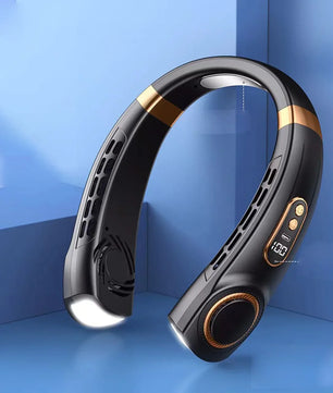 Portable Neck Fan – Hands-Free Wearable USB Rechargeable Personal Cooling Fan