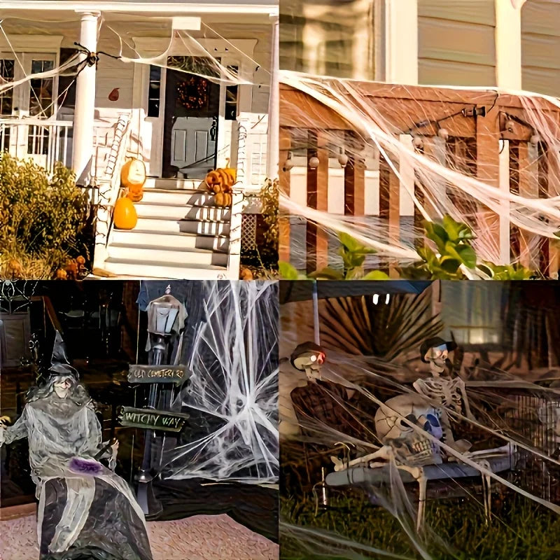 Stretchy Spider Web Cobweb – Halloween Party Decoration