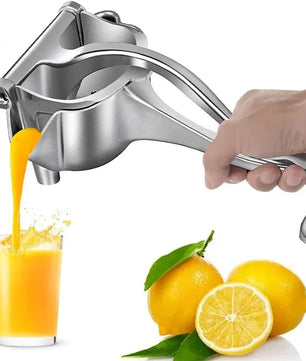 Manual Citrus Juicer - Heavy-Duty Metal Hand Press Squeezer