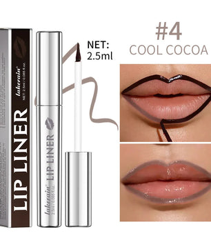 Peel-Off Lip Liner Tattoo Tint - Long-Lasting Matte Lip Stain