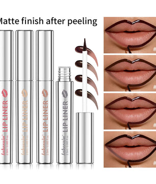 Peel-Off Lip Liner Tattoo Tint - Long-Lasting Matte Lip Stain