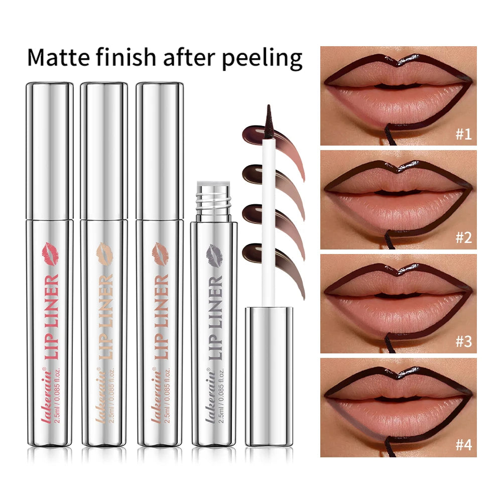 Peel-Off Lip Liner Tattoo Tint - Long-Lasting Matte Lip Stain