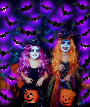 LED Bat & Spider Wall Stickers – Halloween Night Light