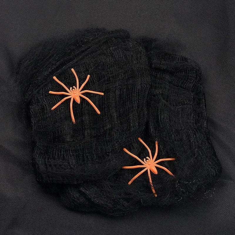 Stretchy Spider Web Cobweb – Halloween Party Decoration