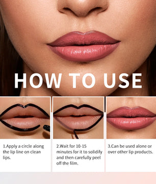 Peel-Off Lip Liner Tattoo Tint - Long-Lasting Matte Lip Stain