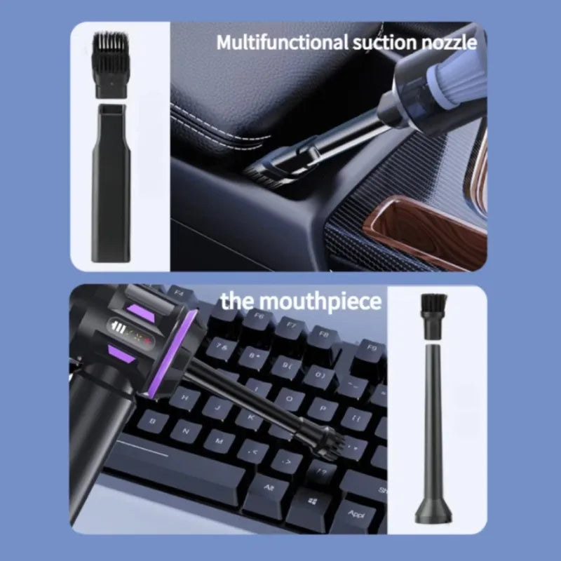 17000Pa Brushless Motor Portable Home Cordless Handheld Small Dry Vacuum Wireless Mini Multifunction Vacuum Cleaner for Car