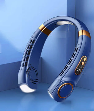 Portable Neck Fan – Hands-Free Wearable USB Rechargeable Personal Cooling Fan