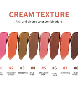 9-Color Cream Blush & Highlighter Palette