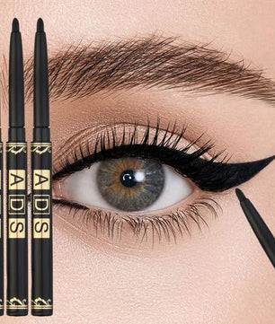 3pcs Black Eyeliner Pencil Set – Waterproof, Smudge-Proof & Long-Lasting Eye Makeup