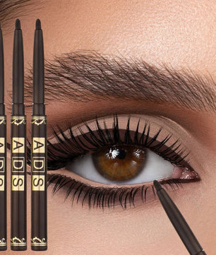 3pcs Black Eyeliner Pencil Set – Waterproof, Smudge-Proof & Long-Lasting Eye Makeup