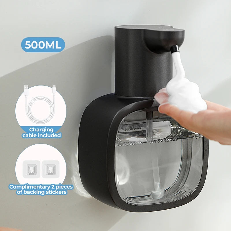 500ml Automatic Foam Soap Dispenser – Wall Mounted