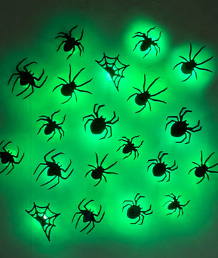 LED Bat & Spider Wall Stickers – Halloween Night Light
