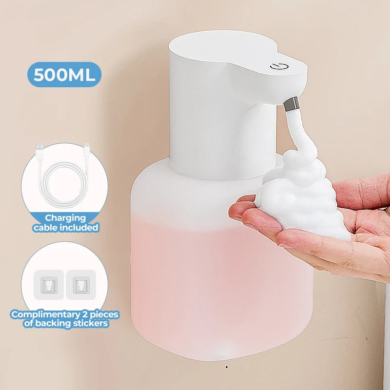 500ml Automatic Foam Soap Dispenser – Wall Mounted