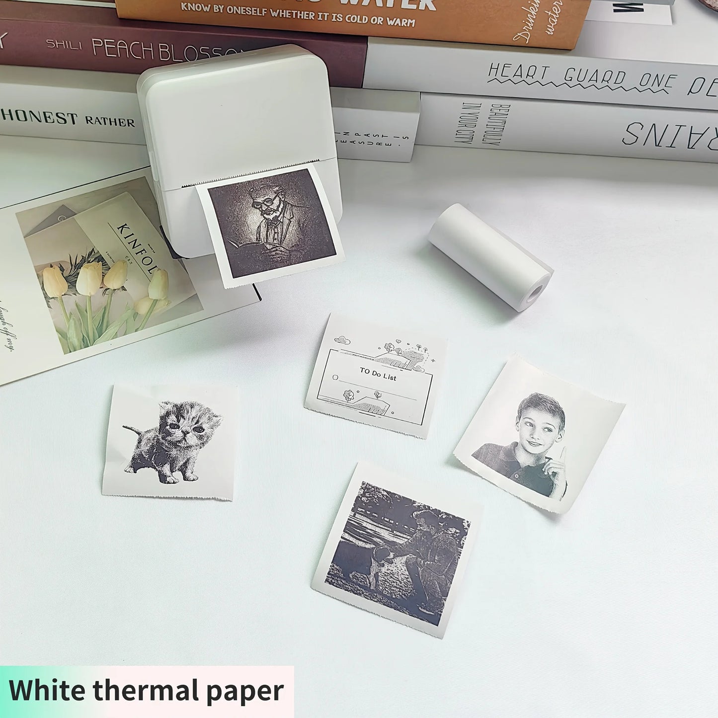 Mini Bluetooth Thermal Sticker Printer – Portable Inkless Pocket Printer
