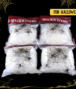 Stretchy Spider Web Cobweb – Halloween Party Decoration