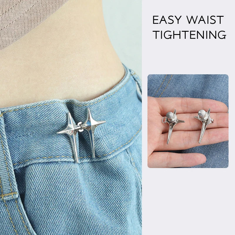 Cross Star Waist Tightener Clip