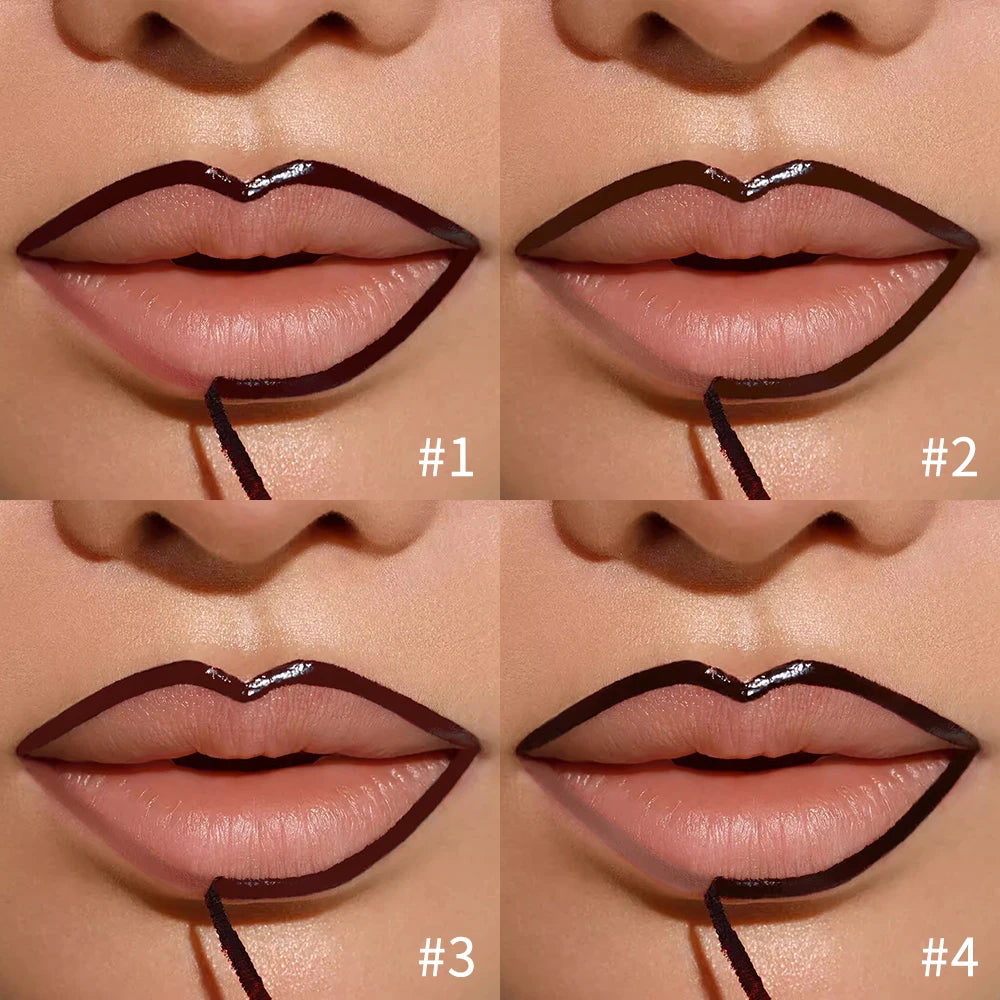 Peel-Off Lip Liner Tattoo Tint - Long-Lasting Matte Lip Stain
