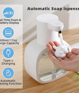500ml Automatic Foam Soap Dispenser – Wall Mounted