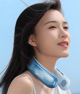 10000mAh Rechargeable Neck Fan – 3-Speed Bladeless Portable Fan