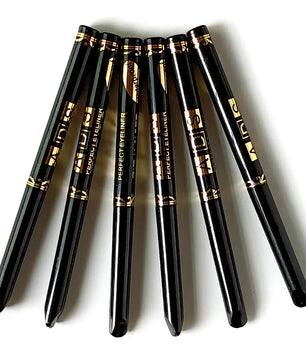 3pcs Black Eyeliner Pencil Set – Waterproof, Smudge-Proof & Long-Lasting Eye Makeup