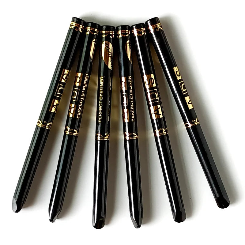 3pcs Black Eyeliner Pencil Set – Waterproof, Smudge-Proof & Long-Lasting Eye Makeup