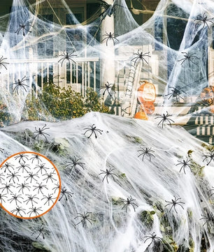 Stretchy Spider Web Cobweb – Halloween Party Decoration