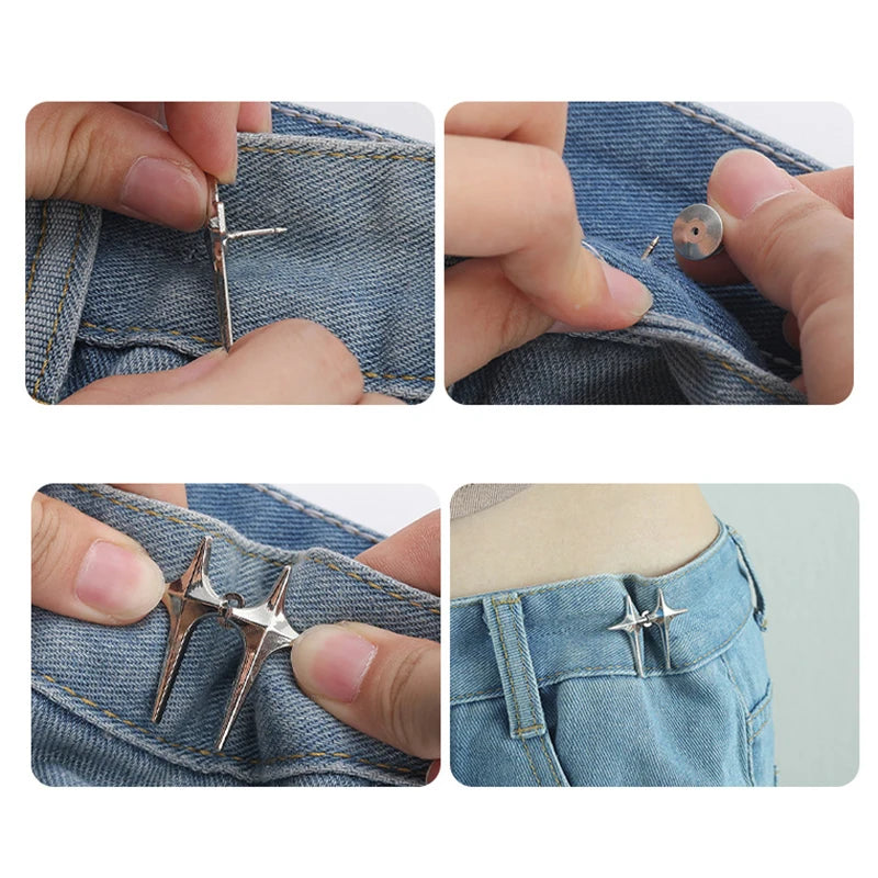 Cross Star Waist Tightener Clip