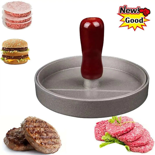 12cm Aluminum Non-Stick Burger Patty Press