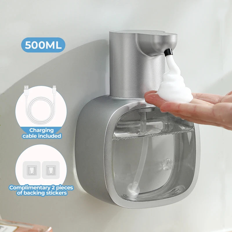 500ml Automatic Foam Soap Dispenser – Wall Mounted