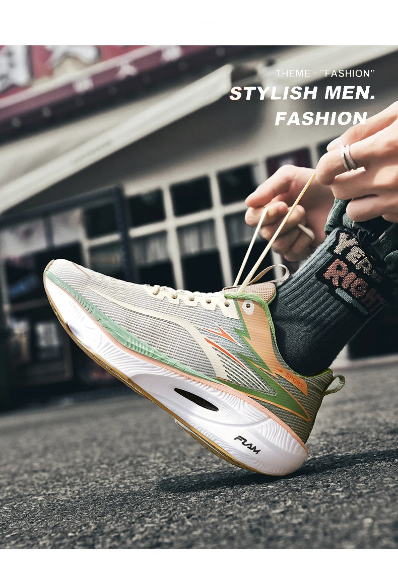Marathon Men’s Sports Running Shoes | Breathable Air Cushion Lightweight Sneakers