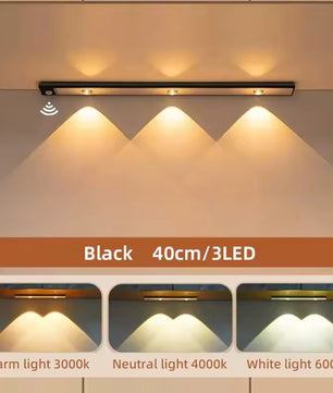 LED Under Cabinet Lights - Motion Sensor, Wireless, 3 Colour Dimmable