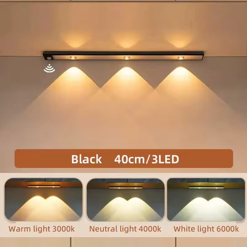 LED Under Cabinet Lights - Motion Sensor, Wireless, 3 Colour Dimmable