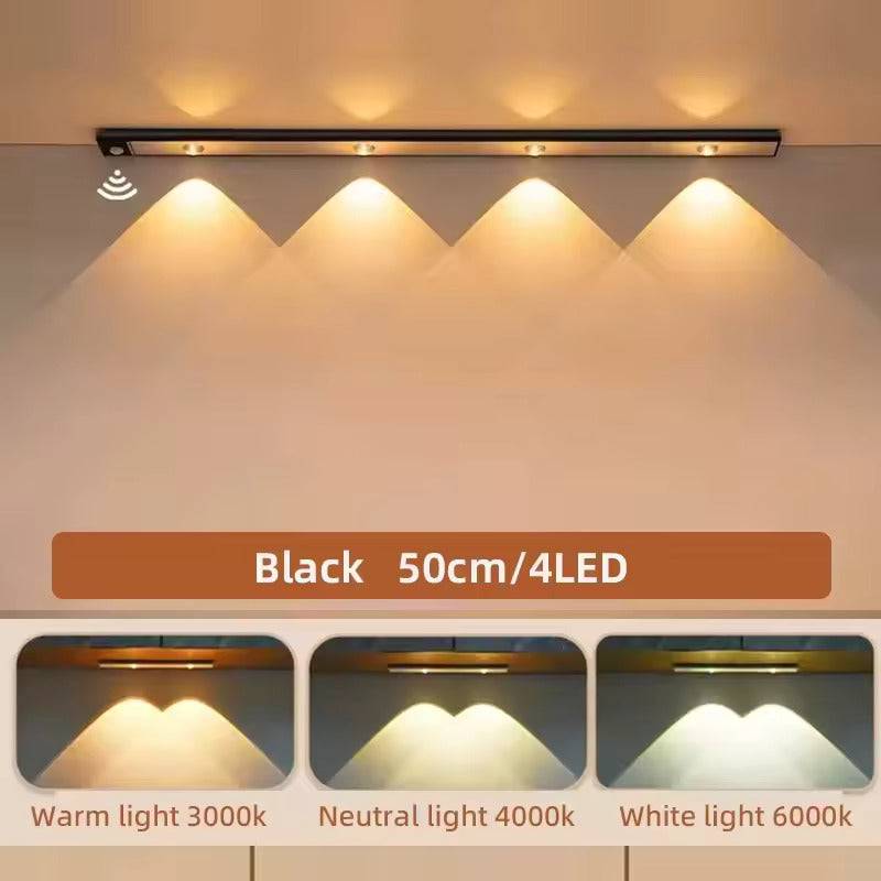 LED Under Cabinet Lights - Motion Sensor, Wireless, 3 Colour Dimmable
