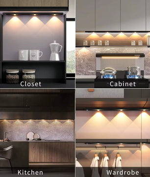 LED Under Cabinet Lights - Motion Sensor, Wireless, 3 Colour Dimmable