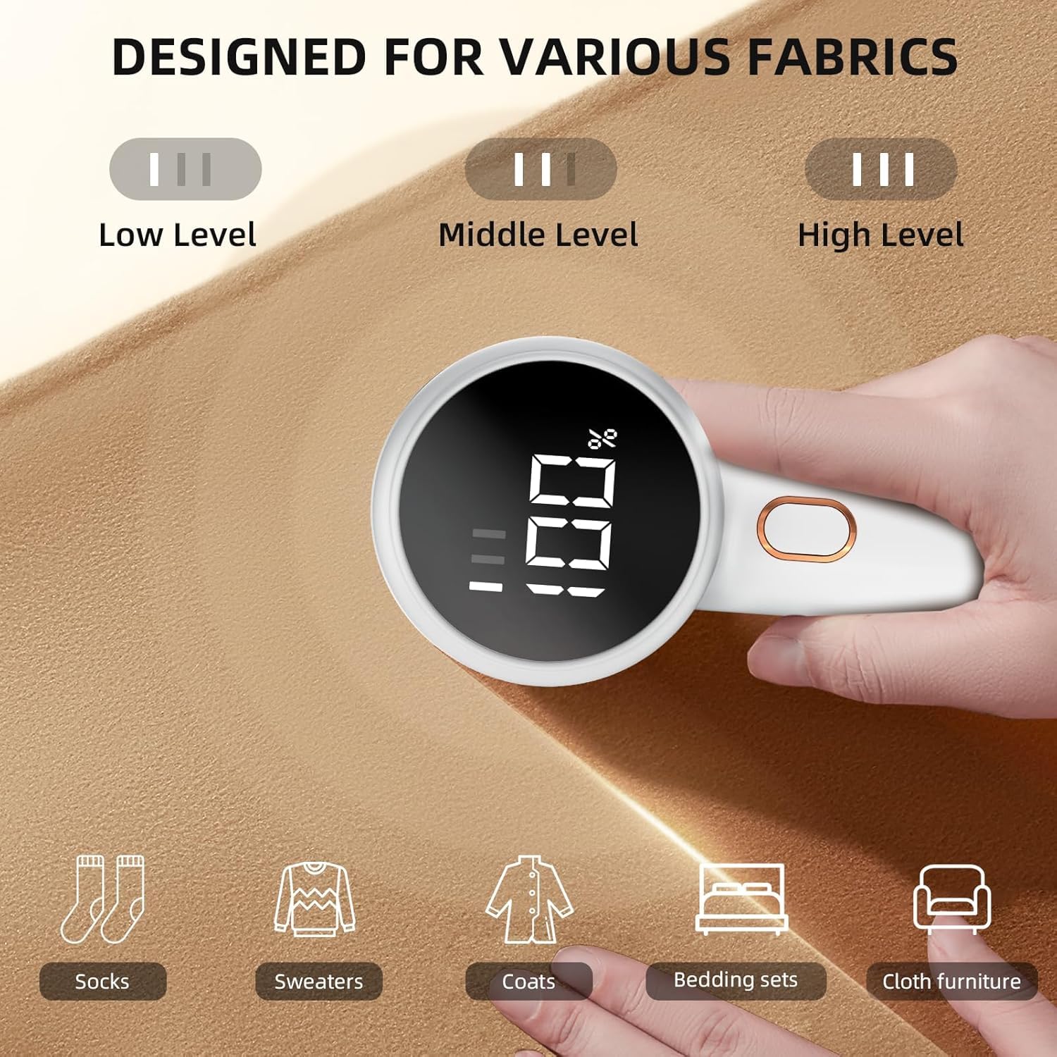 Rechargeable Electric Lint Remover | Fabric Shaver